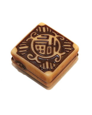 Margele din acril, decorative, antic style, 12x6 mm