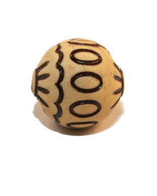 Margele din acril, decorative, antic style, 12 mm