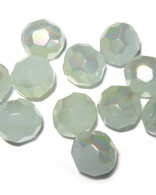 Cristale din sticla, rotunde, electro, opace, 8 mm