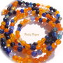 (10 b) Mix agate crab fire fatetate 4 mm