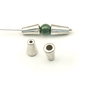 Conuri, finisaj argintiu antichizat, 6x10 mm (cod 8-112)