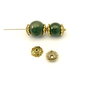 Capacele, finisaj auriu antichizat, 7,5 mm (cod 8-128)
