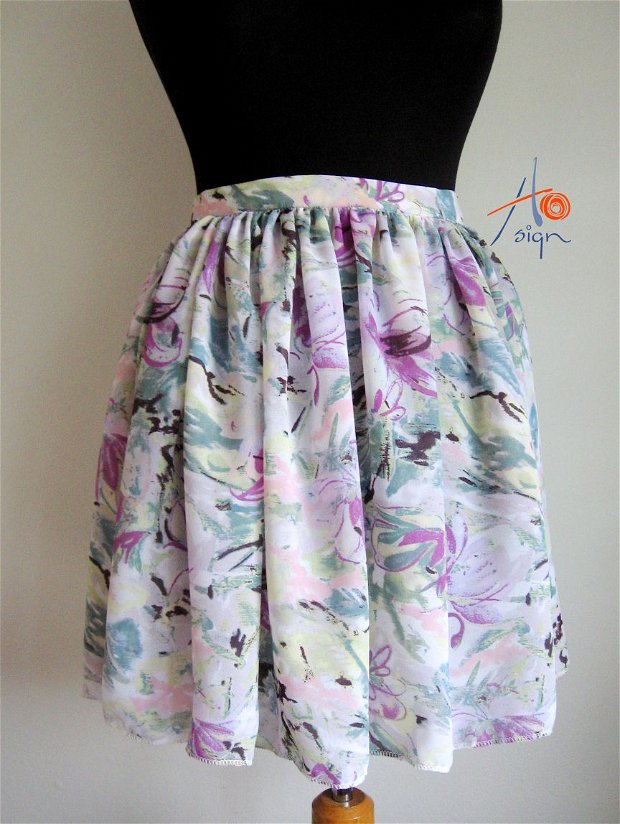 Pastel acvarell skirt