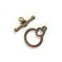 Inchizatoare toggle, bronz, 18x14 mm