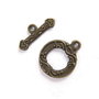Inchizatoare toggle, bronz, 17x13 mm