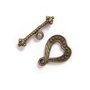 Inchizatoare toggle, bronz, 16x13 mm
