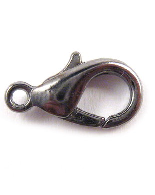 Inchizatoare lobster, metalica, neagra, 7x12 mm