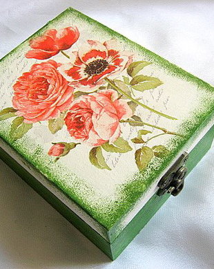 cutie lemn decorata 22303