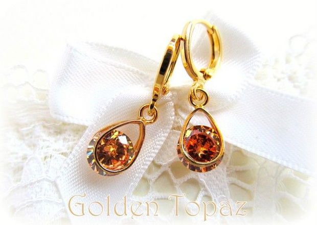 CERCEI GOLD FILLED/CRISTAL TOPAZ