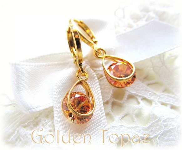 CERCEI GOLD FILLED/CRISTAL TOPAZ