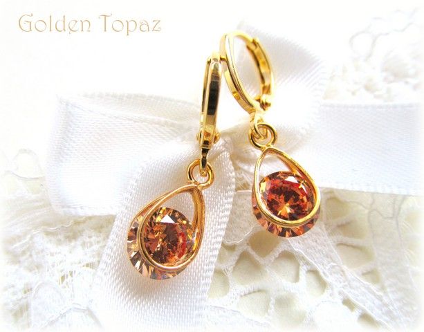 CERCEI GOLD FILLED/CRISTAL TOPAZ