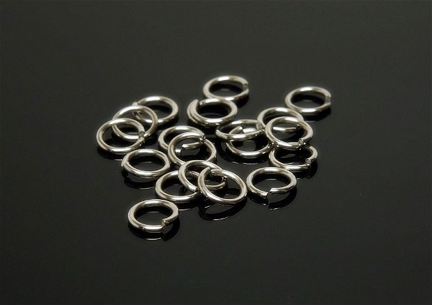10b Zale placate argint 6 x 0,7 mm (SP0045)