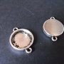 LINK BAZA CABOCHON - 25 X 19 MM