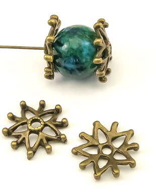 Capacele, finisaj bronz, 16 mm (cod 8-145)