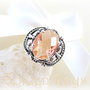 INEL ARGINT &amp; CRISTAL PEACH/PIERSICA