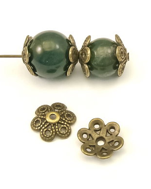 Capacele, finisaj bronz, 11,5 mm (cod 8-148)
