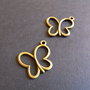 PANDANTIV BRONZ FLUTURE - 23 X 20 MM