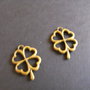 PANDANTIV BRONZ TRIFOI - 25 X 17 MM