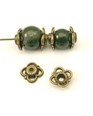 Capacele, finisaj bronz, 10 mm (cod 8-155)
