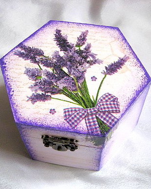 Cutie lemn decorata 22491