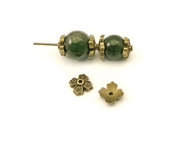 Capacele, finisaj bronz, 8,5 mm (cod 8-157)