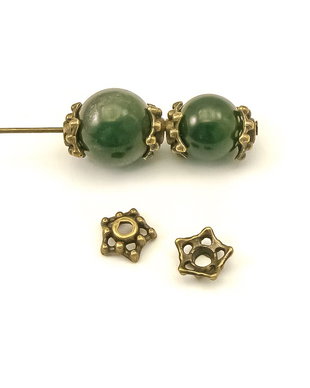 Capacele, finisaj bronz, 7,5 mm (cod 8-160)