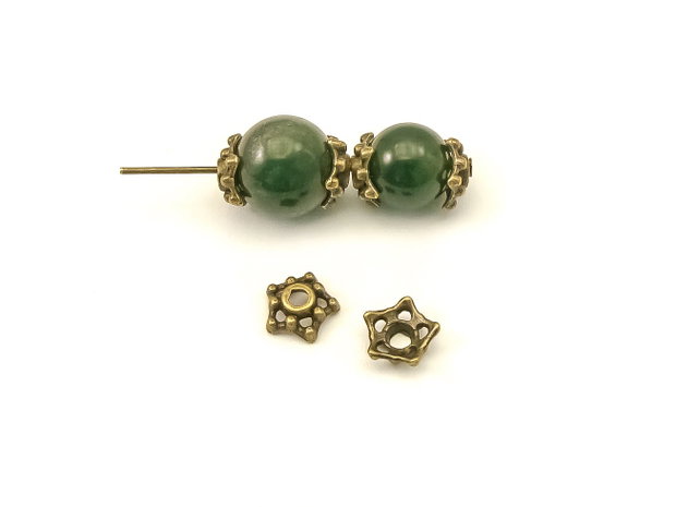 Capacele, finisaj bronz, 7,5 mm (cod 8-160)