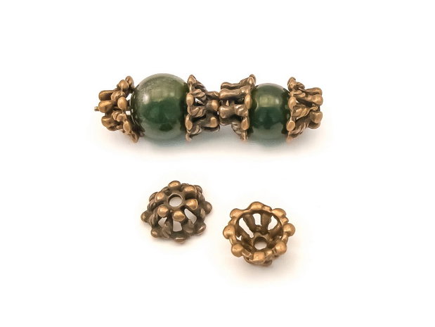 Capacele, finisaj cupru antichizat, 10 mm (cod 8-168)