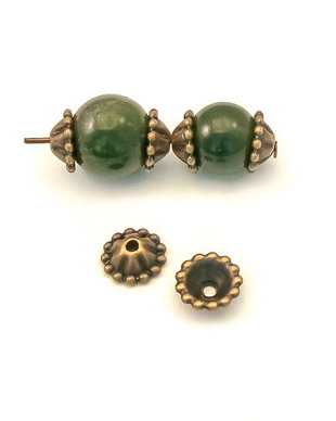 Capacele, finisaj cupru antichizat, 7,5 mm (cod 8-175)