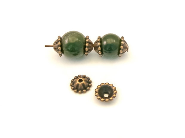 Capacele, finisaj cupru antichizat, 7,5 mm (cod 8-175)