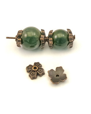 Capacele, finisaj cupru antichizat, 8,5 mm (cod 8-176)