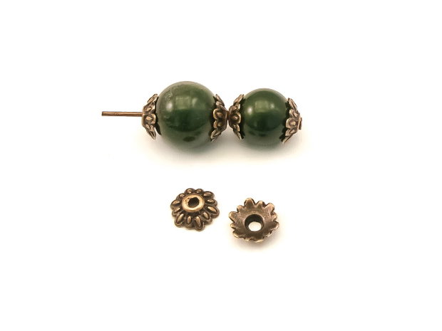 Capacele, finisaj cupru antichizat, 7,5 mm (cod 8-177)