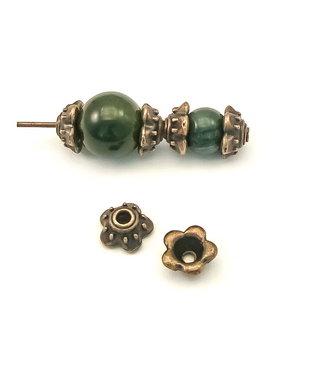 Capacele, finisaj cupru antichizat, 7 mm (cod 8-179)