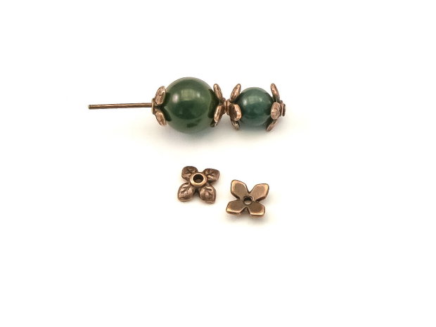 Capacele, finisaj cupru antichizat, 7,5 mm (cod 8-180)