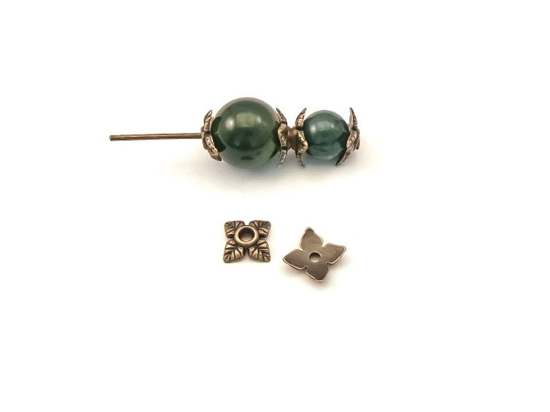 Capacele, finisaj cupru antichizat, 7,5 mm (cod 8-182)
