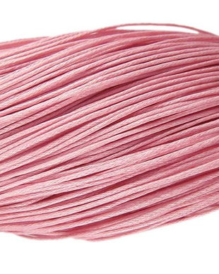 Ata din bumbac cerata, 1 mm, roz