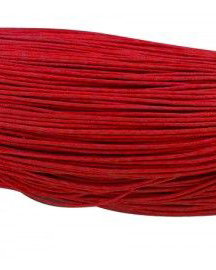 Ata din bumbac cerata, 1.5 mm, rosie