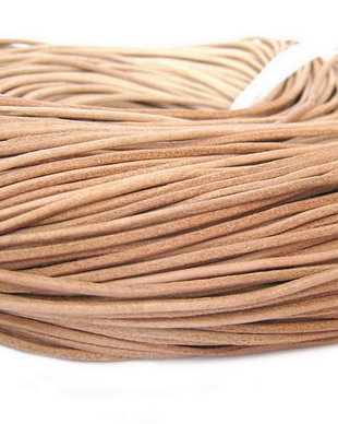 Snur din piele naturala, 2 mm bej