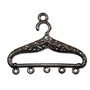 Candelabru, negru, 35x23 mm