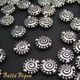 Spirala argintie antichizat aprox 3x10x10 mm