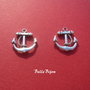 Ancora 3D argintie antichizata 3.5x20x23 mm