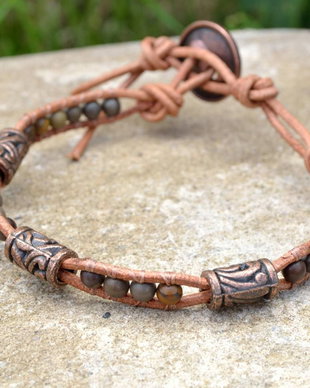 Copper - bratara wrap  -Vanduta