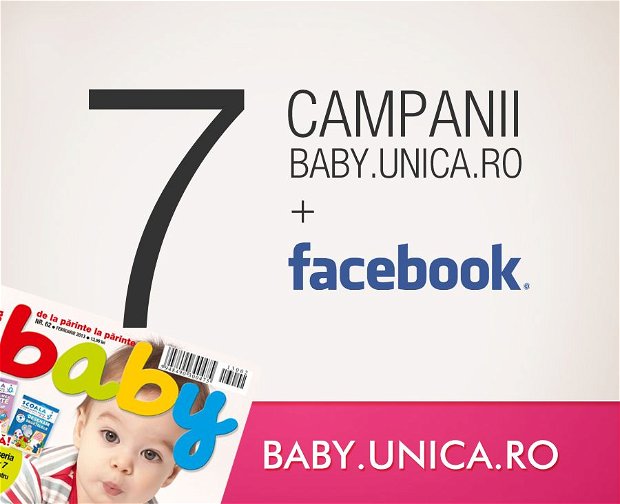 Baby 7 - o saptamana promovare pe Baby + 1 postare facebook Baby