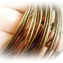 1m snur piele naturala dark bronze pearlized 1,5mm (PAD1 003)