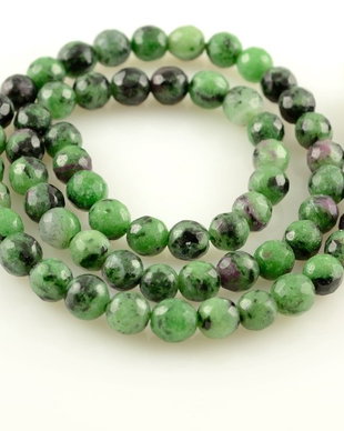 A982 Ruby zoisite fatetat de 6mm