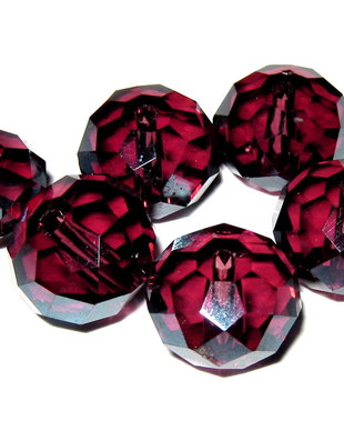 Cristale din sticla, imitatie Swarovski, 10x8 mm, purpurii