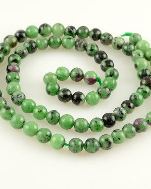 A986 Ruby zoisite sfere de 5-6mm