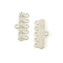 Conector multisir, finisaj argintiu, 24,5x11,5 mm (cod 6-129)