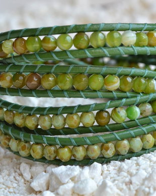 Green leaf - bratara wrap  Vanduta