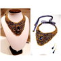 Set " albastru cobalt auriu"